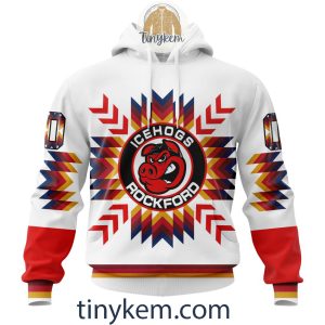 Rockford IceHogs Native Pattern Design Hoodie, Tshirt, Sweatshirt