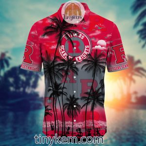 Rutgers Scarlet Knights Summer Coconut Hawaiian Shirt2B2 2URY3