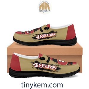 San Francisco 49ers Dude Canvas Loafer Shoes