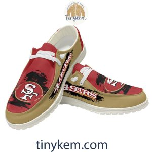 San Francisco 49ers Dude Canvas Loafer Shoes2B4 306z0