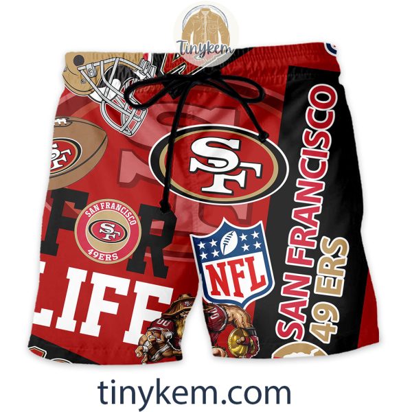 San Francisco 49ers Hawaiian Shirt and Beach Shorts