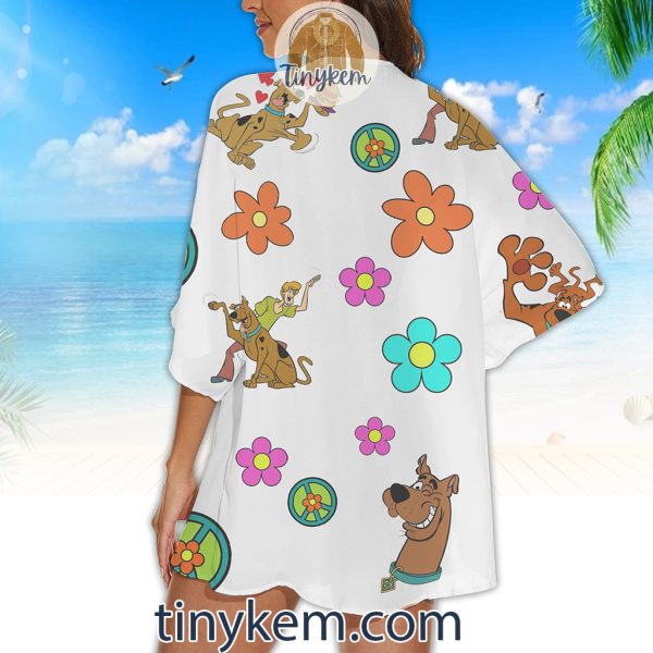 Scooby Doo Flowers Kimono Beach