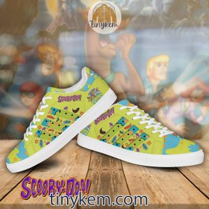 Scooby Doo Mysteries Customized Leather Skate Shoes
