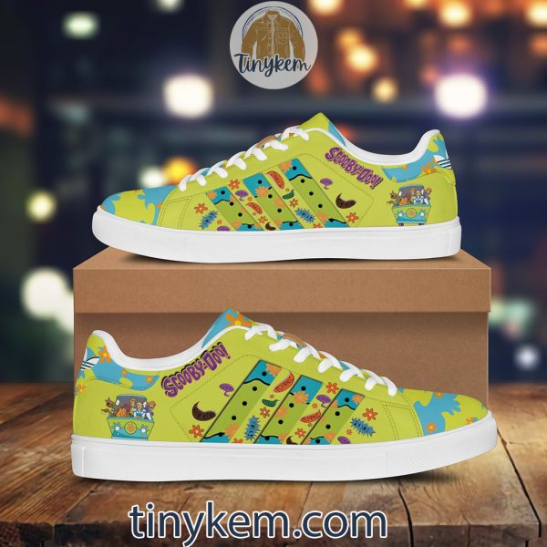 Scooby Doo Mysteries Customized Leather Skate Shoes