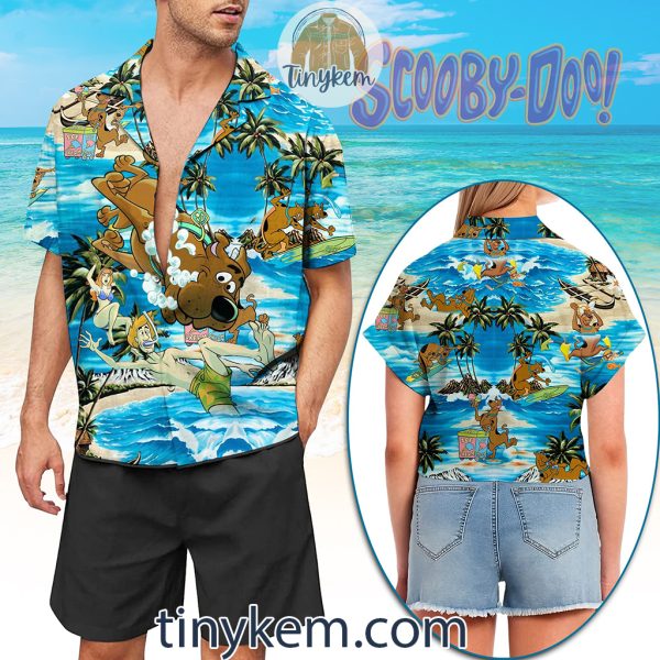 Scooby Doo Surfing Summer Hawaiian Shirt