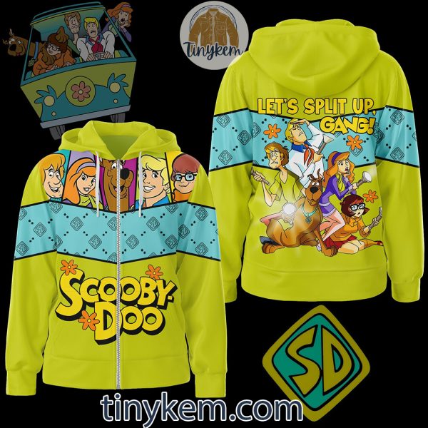 Scooby Doo Zipper Hoodie: Let’s Split Up. Gang!