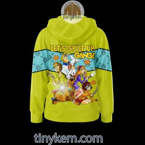 Scooby Doo Zipper Hoodie Lets Split Up Gang2B3 sZ4dc