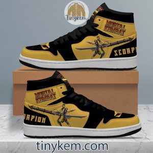 Mortal Kombat Fire Leather Skate Shoes