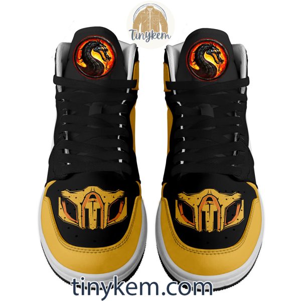 Scorpion Mortal Kombat Air Jordan 1 High Top Shoes