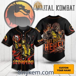 Sub-Zero Mortal Kombat Customized Baseball Jersey