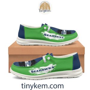 Seattle Seahawks Dude Canvas Loafer Shoes2B2 KCWTS