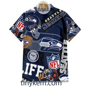 Seattle Seahawks Hawaiian Shirt and Beach Shorts2B2 iDSx7