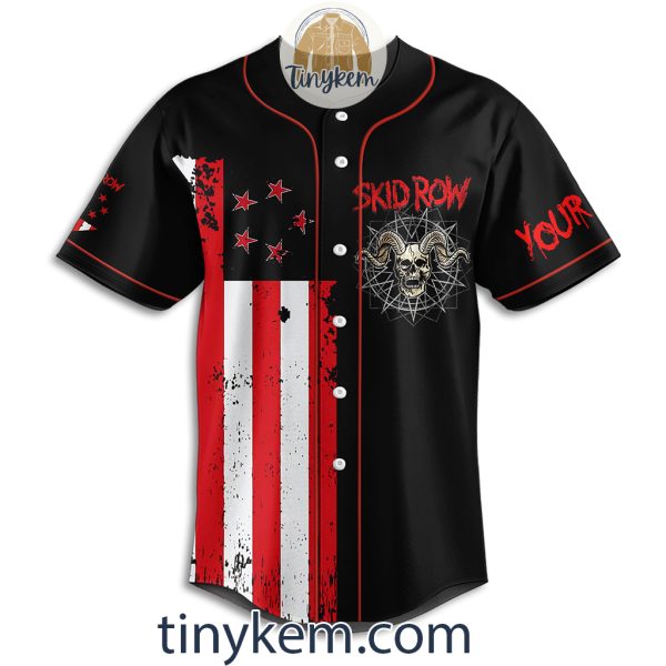 Skid Row Customized Baseball Jersey