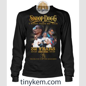 Snoop Dogg 32 Years 1992 2024 Shirt2B4 zxI9s