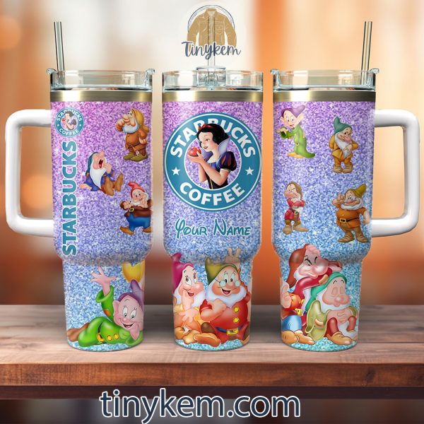 Snow White and the Seven Dwarfs Customized 40Oz Tumbler