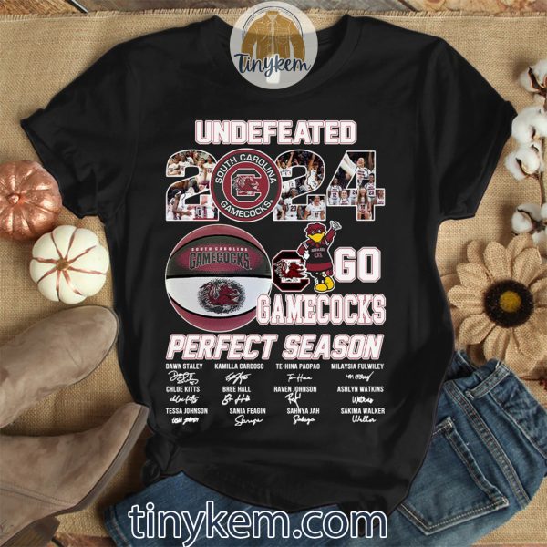 South Carolina Gamecocks Perfect Season 2024 Undefeated Shirt