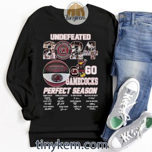 South Carolina Gamecocks Perfect Season 2024 Undefeated Shirt2B3 Bk9RP