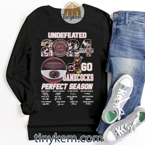 South Carolina Gamecocks Perfect Season 2024 Undefeated Shirt