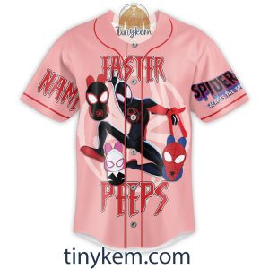 Spider Man Easter Peeps Customized Baseball Jersey2B5 NhECD