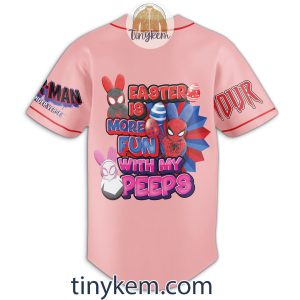 Spider Man Easter Peeps Customized Baseball Jersey2B6 mhy6X