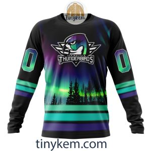 Springfield Thunderbirds Northern Lights Hoodie Tshirt Sweatshirt2B4 diYRG