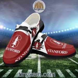 Stanford Cardinal Customized Canvas Loafer Dude Shoes2B6 4svIr