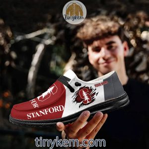 Stanford Cardinal Customized Canvas Loafer Dude Shoes2B9 jaJx5