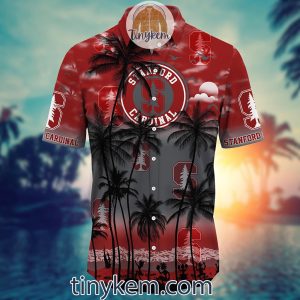 Stanford Cardinal Summer Coconut Hawaiian Shirt2B2 ZMiyk