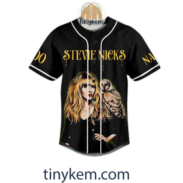 Stevie Nicks Customized Baseball Jersey: Back To Gypsy That I Was