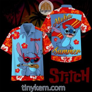 Stitch Aloha Summer Hawaiian Shirt