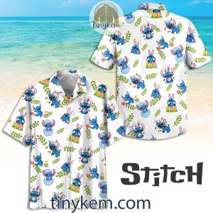 Stitch Easter Hawaiian Shirt2B4 RDh1j