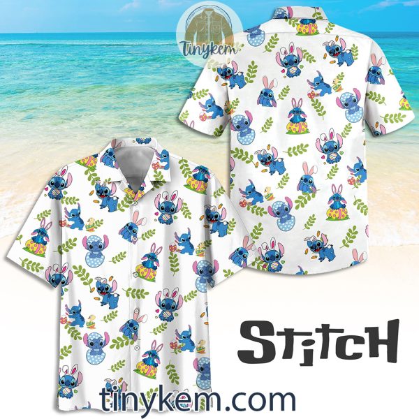 Stitch Easter Hawaiian Shirt