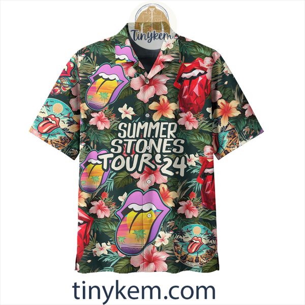 Summer Stones Tour 24 Flower Hawaiian Shirt
