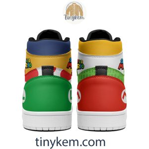 Super Mario and Luigi Air Jordan 1 High Top Shoes2B3 TGlBJ