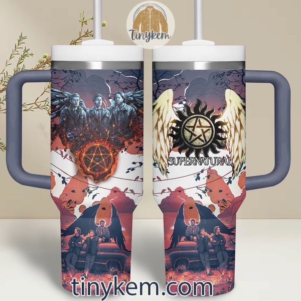 Supernatural Fan Art 40 Oz Tumbler