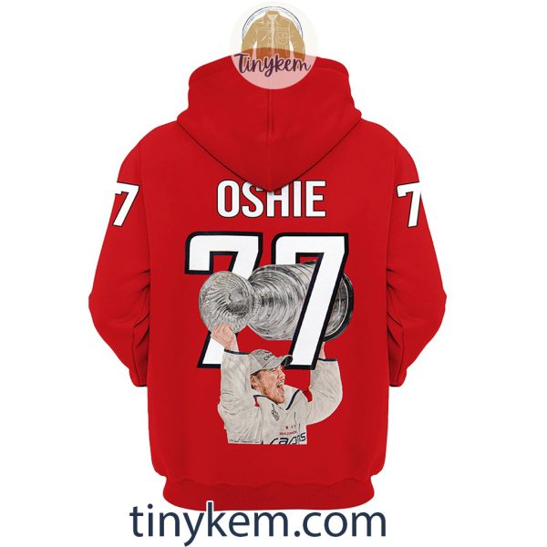 T.J Oshie Washington Capitals All Over Print Hoodie