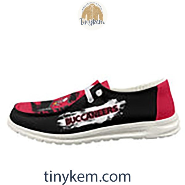 Tampa Bay Buccaneers Dude Canvas Loafer Shoes