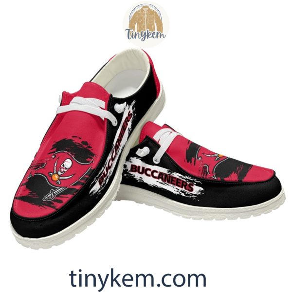 Tampa Bay Buccaneers Dude Canvas Loafer Shoes