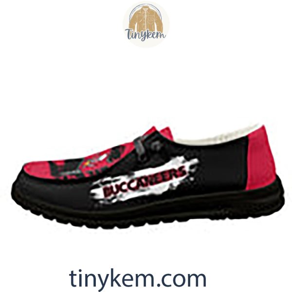 Tampa Bay Buccaneers Dude Canvas Loafer Shoes