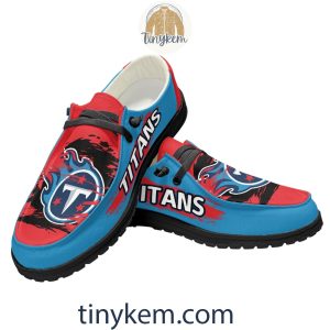 Tennessee Titans Dude Canvas Loafer Shoes