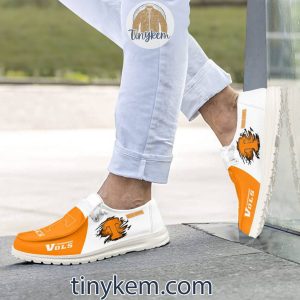 Tennessee Volunteers Customized Canvas Loafer Dude Shoes2B2 SrHaY