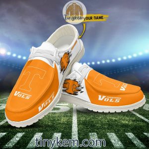 Tennessee Volunteers Customized Canvas Loafer Dude Shoes2B8 xwtl6