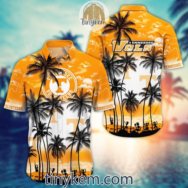Tennessee Volunteers Summer Coconut Hawaiian Shirt