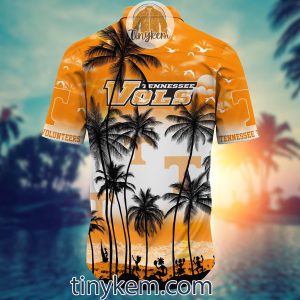 Tennessee Volunteers Summer Coconut Hawaiian Shirt2B3 vSfvH