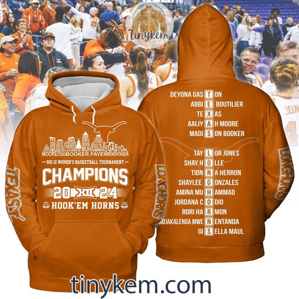 Texas Longhorns Big 12 Women Basketball Champions 2024 Shirt, Hoodie, Sweatshirt