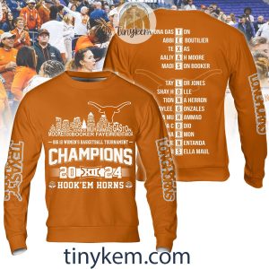 Texas Longhorns Big 12 Women Basketball Champions 2024 Shirt Hoodie Sweatshirt2B3 hylOm