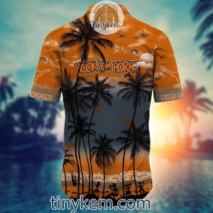 Texas Longhorns Summer Coconut Hawaiian Shirt2B3 XZis6