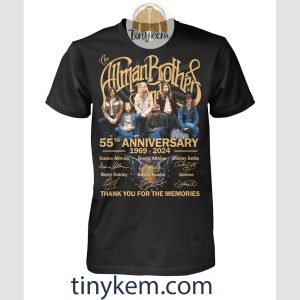 The Allman Brothers 55 Years Anniversary 1969-2024 Shirt