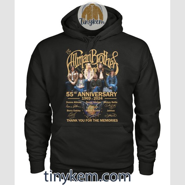 The Allman Brothers 55 Years Anniversary 1969-2024 Shirt