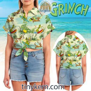 The Grinch Surfing On Summer Vacation Hawaiian Shirt2B4 PXV41